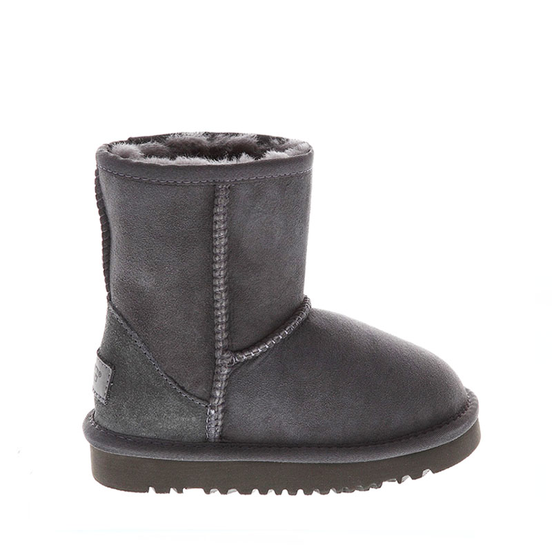 UGG Kids Classic Short Grey в цвете Серый