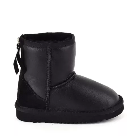 UGG Kids Zip Metallic Black