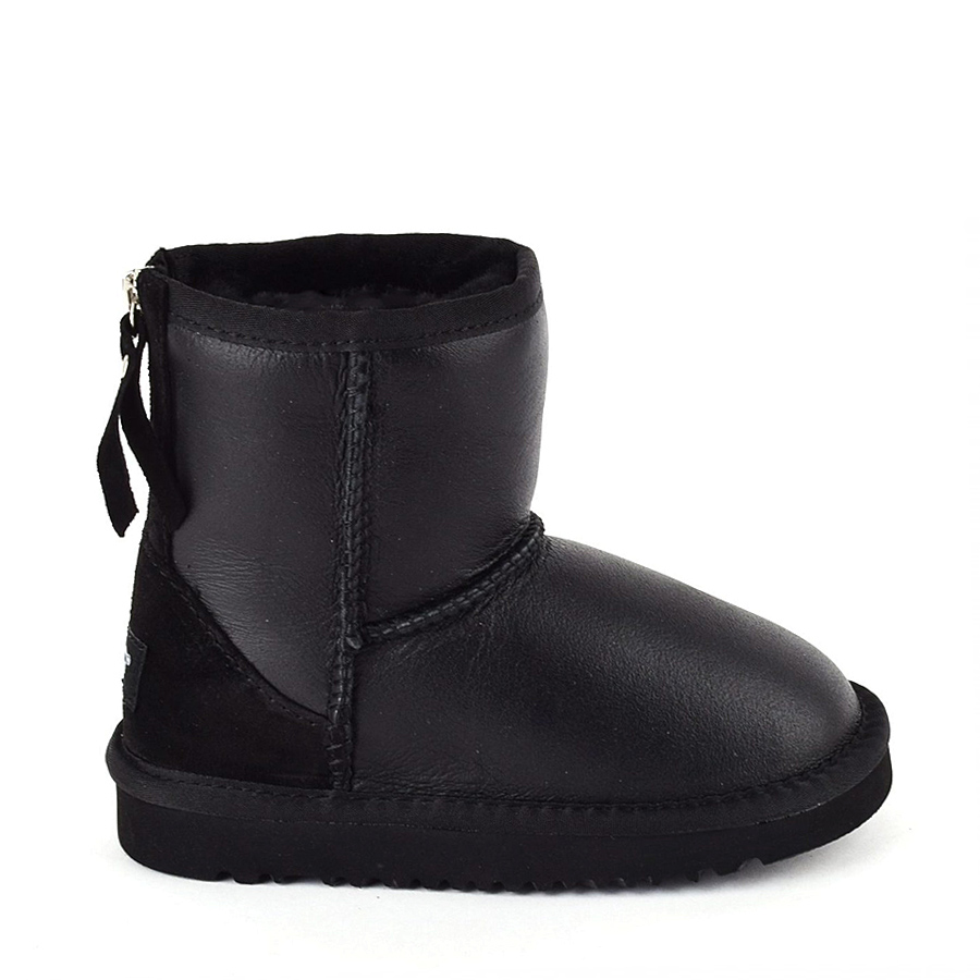 UGG Kids Zip Metallic Black
