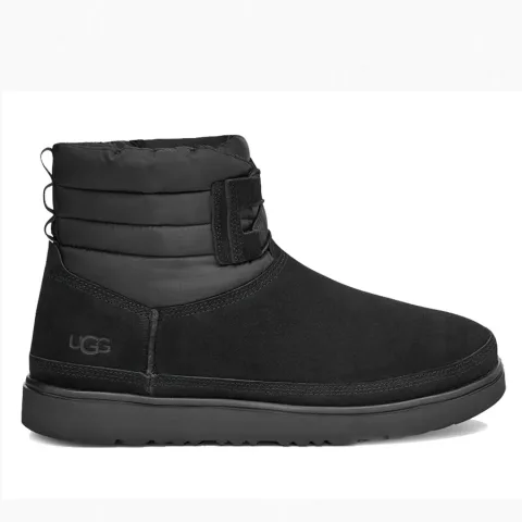 UGG Men Classic Mini Lace Up Weather Black