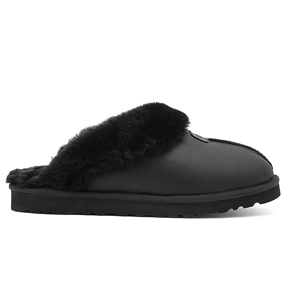 UGG Mens Slippers Scufette Metallic Black