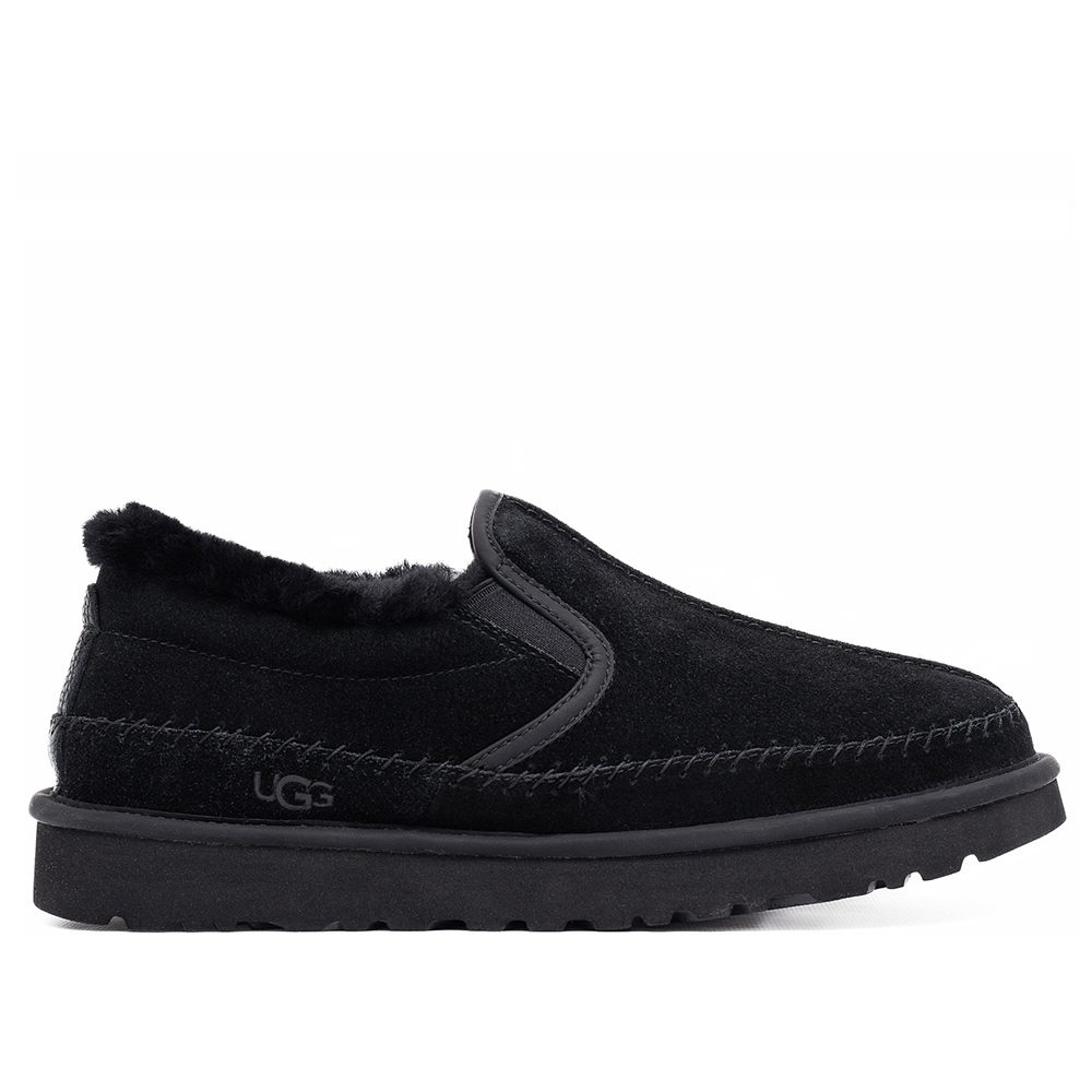 UGG Mens Stitch Slip On Black