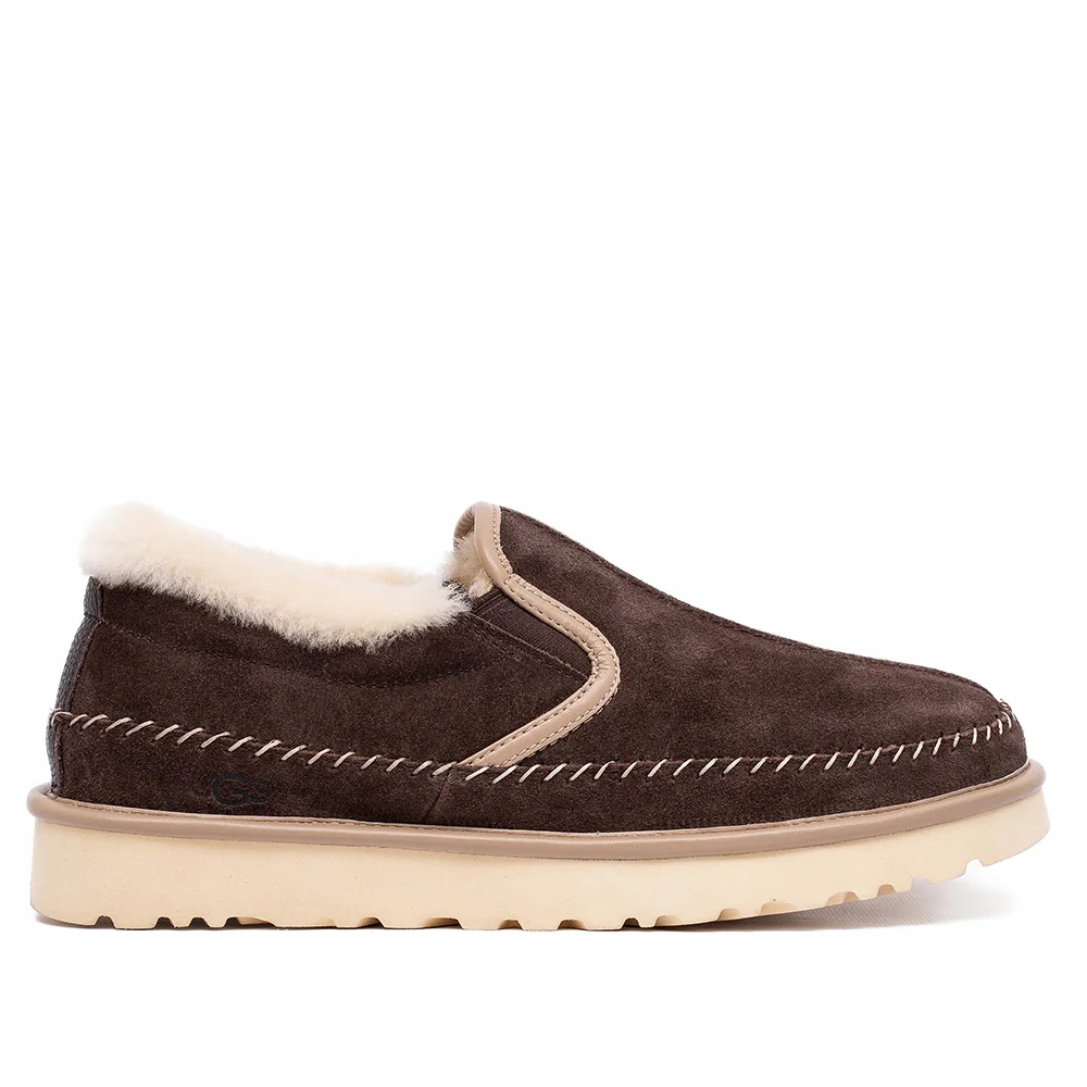 UGG Mens Stitch Slip On Chocolate в цвете Коричневый