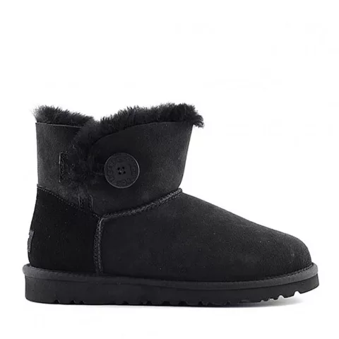 UGG Mini Bailey Button Black