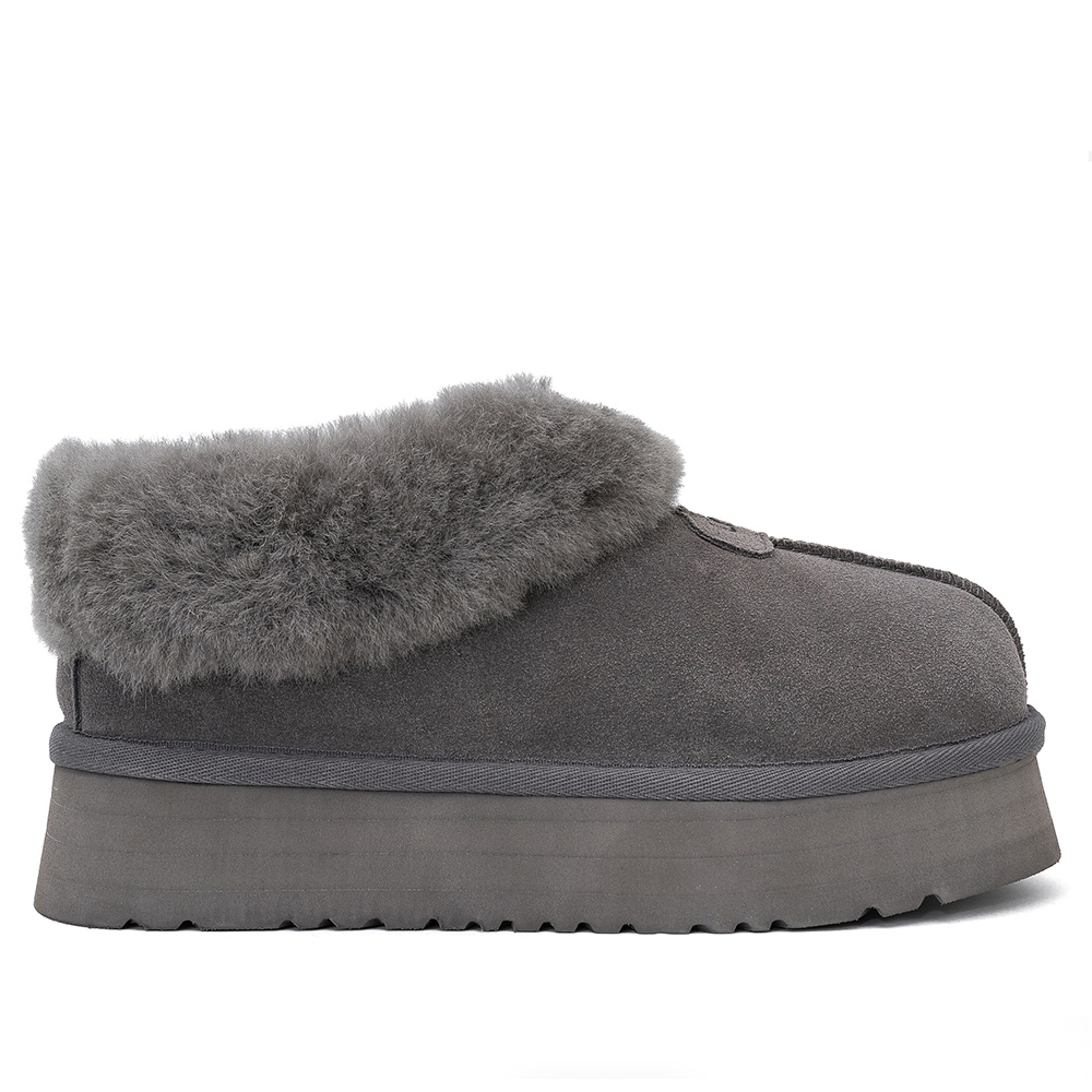 UGG Platform Slipper Grey в цвете Серый