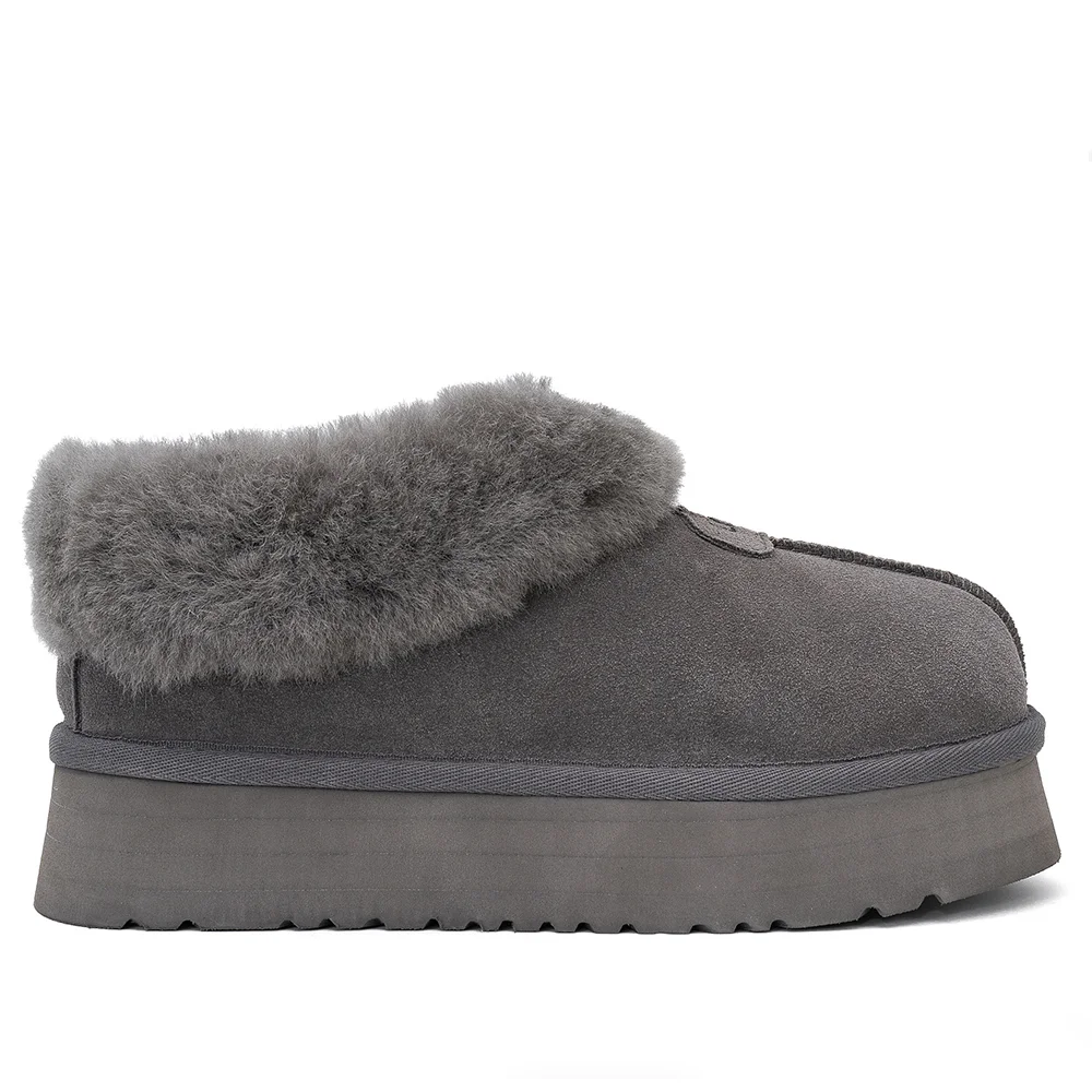 UGG Platform Slipper Grey в цвете Серый
